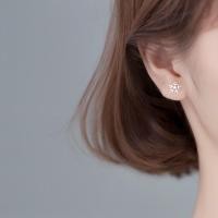 ราคา ต่างหูลายเกล็ดหิมะ snowflake เงินแท้ 925 (5069199541)