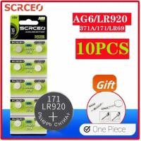 ราคา 1.55V 2-10PCS AG6 371 SR920SW LR920 SR927 171 370 L921 LR69 SR920 แบตเตอรี่กระดุมสำหรับนาฬิกา ของเล่ (40776328807)