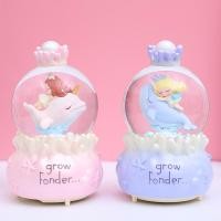 ราคา ลูกแก้วหิมะ สาวโบว์ มีไฟ มีเพลง Cute Crystal Ball ลูกแก้วขนาดใหญ่ ตั้งโต๊ะ ลูกแก้ว ตกแต่ง ของขวัญวันเกิด WY20K59 (18655696438)