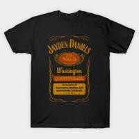 ราคา เสื้อยืด Vintage Jayden Daniels Old No 5 QB - Jack Daniels Bottle T-Shirt แท้ Cotton 100% เกาหลี (28990639806)