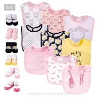 ราคา Hudson Baby Bib & Socks Set 0-9 เดือน (23268880181)