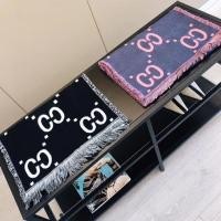 ราคา ผ้าพันคอผ้าคลุมไหล่ สไตล์แบรนด์เนม GG 2 สีพร้อมส่งจากไทย ผ้าพันคอแฟชั่น แบรนด์เนม 180*70 Cm. (16467004107)