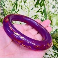 ราคา กำไลข้อมือพระสมเด็จโตเนื้อหยกม่วงลายเรียบ,พระสมเด็จโต (22081323596)