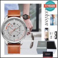ราคา Curren นาฬิกาข้อมือผู้ชาย แท้ 100% หน้าปัดเท่ห์ แสดงวันที่ รุ่น C8211 NEW (2064212947)
