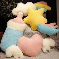 ราคา Wind Girl's Favorite Pillow Cushion Sofa Living Room Bay Window Bedside Pillow Light Luxury Pillow Love Bottle SKn8 (54455478424)