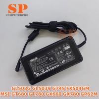 ราคา ASUS ADAPTER อแดปเตอร์ของแท้ ASUS GL503G GL503V G74S FX504GM MSI GT680 GT780 GX660 GX780 GP62M 19.5V 7.7A 5.5*2.5 150W (6783601684)