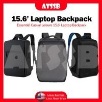 ราคา ATSSB New Essential 15.6 นิ้วแล็ปท็อปกระเป๋าเป้สะพายหลัง Travel Beg แล็ปท็อปสลิงกระเป๋ากันน้ํา Dell HP กระเป๋าแล็ปท็อปธุรกิจ (23343359769)