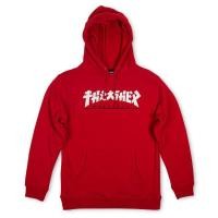 ราคา Thrasher Godzilla Logo Hoodie- Red (53204733461)