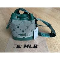 ราคา MLB Monogram Bucket Bag Boston Green กระเป๋าสีเขียว ใหม่พร้อมป้ายครบ (29091927474)