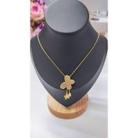 ราคา COACH Pave Butterfly Bolo Necklace (22272627683)