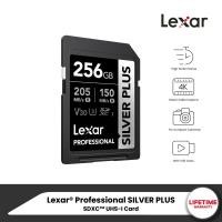 ราคา Lexar SILVER PLUS 256GB UHS-I U3 V30 SD Card (เอสดีการ์ด) Full-HD 3D 4K RW205/150MB/s (LSDSIPL256G) เมมโมรี่การ์ด (27051263253)