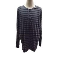 ราคา เสื้อยืดแขนยาวชายลายขวางเทา/ดำ⛄OLDNAVY(XXL)⛄ (14727603342)