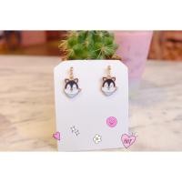 ราคา ต่างหูน้องหมาไซบีเรียน siberian husky earring (1266693597)