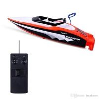 ราคา เรือบังคับวิทยุ ไบมอเตอร์ ป้องกันน้ำได้ RC Carrier Aircraft Bimotor Operation Waterproof Seal Racing Boat EP Radio Contr (20376512193)