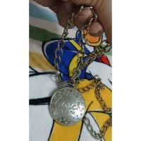 ราคา สร้อยคอ Coachมือ2️⃣ของแท้ / สร้อยยาว25"จี้ขนาด 1.6 " / เพชรหลุด 2 เม็ด/ แบบสวมคอได้เลย (29388612726)