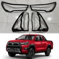 ราคา ครอบไฟ หน้า ครอบไฟท้าย เคฟล่าโลโก้ GR SPORT TOYOTA Revo ปี2020-2022 ครอบไฟหน้า TOP ครอบไฟท้าย TOP รถตัวสูง งานแคปล่า (27537873914)