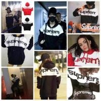 ราคา Supreme Blocked Hooded Sweatshirt (558558098)