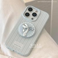 ราคา GOAT Ins minimalist creative shell ปลอกใช้งานร่วมกับ iPhon 16 15 14 13 12 pro max Anti-fall ป้องกันกลับเคสโทรศัพท์ (27691423011)