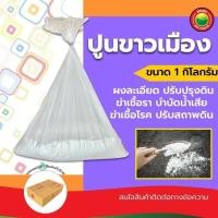 ราคา ปูนขาวเมือง ขนาด 1kg สีขาว WHITE CALCIUM ปูนขาว แบ่งขาย ปรับสภาพ โรย ต้นไม้ ดิน ผงละเอียด ฆ่าเชื้อรา บำบัด น้ำเสีย มิตสห (13552885181)