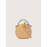ราคา Bonia Brown Everyday Croissant Wallet On Strap (45904334169)