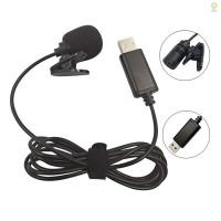 ราคา USB Lavalier Lapel Condenser Microphone Omnidirectional Wired Clip-on Mic Hands Free Plug & Play for Computer PC Laptop Video Conference Chatting Live Streaming Recording Online Cl (40261797644)