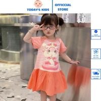 ราคา เดรสเสื้อยืดลายทาง แขนแร็พลัน วันนี้ เด็ก ๆ เดรสแขนกุดลายทางแร็พลันพิมพ์ลายสุดน่ารักนุ่มและสวย (42878919299)