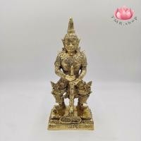 ราคา ท้าวเวสสุวรรณ 5นิ้ว เนื้อทองเหลือง ขัดเงา/รมดำ (4652133404)