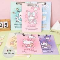 ราคา Sanrio Kuromi การเขียนคลิปบอร์ด Creative School A4 แผ่นรองเขียนโฟลเดอร์แฟ้มเครื่องเขียนที่ใส่กระดาษ (42254179910)