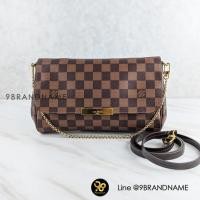 ราคา กระเป๋ามือ2ของแท้100% U​S​E​D Louis Vuitton Favorite M40718 Canvas Damier (17761337083)