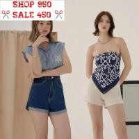 ราคา Used ~ merge short ivory size M size chartรูปสุดท้ายค่ะ (23543743607)