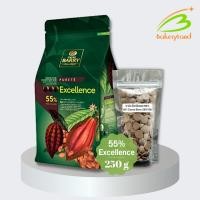 ราคา ช็อกโกแลต คาเคาแบร์รี่ Dark Chocolate Excellence 55% Cacao Barry (250 กรัม/1 กก.) (ส่งรถเย็น เลือก Seller Own Fleet) (16962022499)