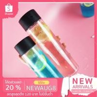 ราคา ขายส่ง ขวดพลาสติก Pet bottle ทรง voss 500ml : 210 ใบ (9229989279)