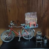 ราคา ของสะสม Handmade โมเดลจำลอง จักรยานขายปลาหมึกปิ้งโบราณ งานสวย น่าสะสม ตั้งโชว์ แต่งร้าน แต่งบ้าน สวยคลาสสิค นึกถึงวันวาน (42400781241)