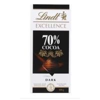 ราคา Lindt ลินด์ เอ็กเซลเลนซ์ ดาร์กช็อกโกแลต 70% (20703328169)