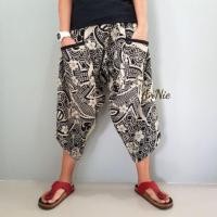 ราคา NEW!! SAMURAI PANTS กางเกงผ้าฝ้ายเมือง ทรงซามูไร (4016541434)