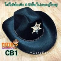 ราคา หมวกคาวบอย สีดำ Black Cowboy Hat (883728703)