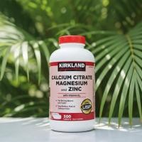ราคา kirkland calcium citrate magnesium and zinc with vitamin d3 (50105775418)