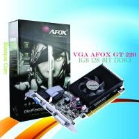 ราคา VGA AFOX GT 220 1GB DDR3 128 BIT DDR3 ใหม่ (29952262485)