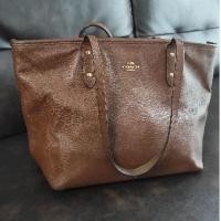 ราคา กระเป๋าหนัง Coach แท้ สีน้ำตาล (12369566479)