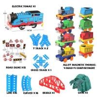 ราคา thomas and friends รถไฟโทมัส ของเล่นรถไฟโทมัส และเพื่อน แบบแม่เหล็กอัลลอย พร้อมรางรถไฟ สําหรับเด็ก 61 ชิ้น (20056250693)