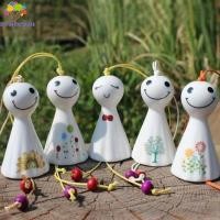 ราคา ZENBEAM Smile Doll Wind Chimes, น่ารักการ์ตูน Sunny ตุ๊กตา Wind Chimes, Creative Handmade ญี่ปุ่นโบราณแขวน Porcelain Wind Chimes สวนตกแต่งบ้าน (41378692052)