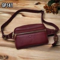 ราคา GPBAGS รุ่น GP141 กระเป๋าคาดเอว-คาดอกหนังชามัวส์ ขนาด 8 นิ้ว กระเป๋าสะพายเฉียง (3378633647)