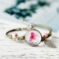 ราคา กำไลข้อมือดอกไม้แห้ง (338858255)