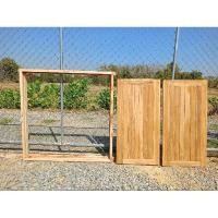 ราคา หน้าต่างไม้สัก บานหน้าต่าง วงกบ 50*100ซม. (25909609362)