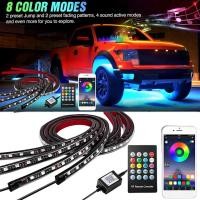 ราคา LEDไฟใต้ท้องรถ120CM/150CM รถยนต์ รถจักรยานยนต์ กันน้ำ หลอดไฟสี LED กันน้ำ DC12V APP เปลี่ยนสี or พร้อมรีโมท led ไฟรถยนต์ (28023791515)