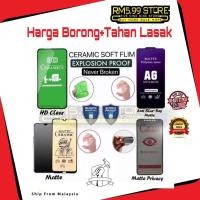 ราคา IQOO Z7 Z7x Nubia Neo 2 Z9 Z9x Z8 Z8x Focus Pro 3 GT 10 Z10 Tahan Lasak เซรามิค Matte Blueray ความเป็นส่วนตัว HD Protector (28729432132)