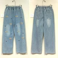 ราคา กางเกงยีนส์ ปักลายน้องหมา Size 170 *ของใหม่*ส่งต่อราคาน่ารัก* (40071329025)