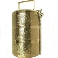 ราคา ปิ่นโตทองเหลือง3ชั้นมีลาย / (1486395509)