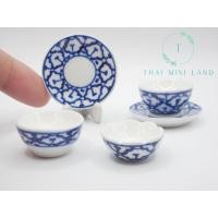 ราคา แยกขาย!! จานจิ๋ว ชามจิ๋ว ถ้วยจิ๋ว ลายคราม สวยๆๆ (ราคา/ชิ้น) จาน ชาม ถ้วย ชามเซรามิกลายครามจิ๋ว ของจิ๋ว #ของตกแต่ง (3934399202)
