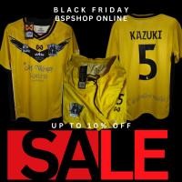 ราคา #WARRIX#อ่างทอง#ลดราคาพิเศษ-ชุดเสื้อฟุตบอลเกรดนักเตะ สโมสรอ่างทอง สีเหลือง-ดำ ไซต์ M อก 38 นิ้ว (16857104151)